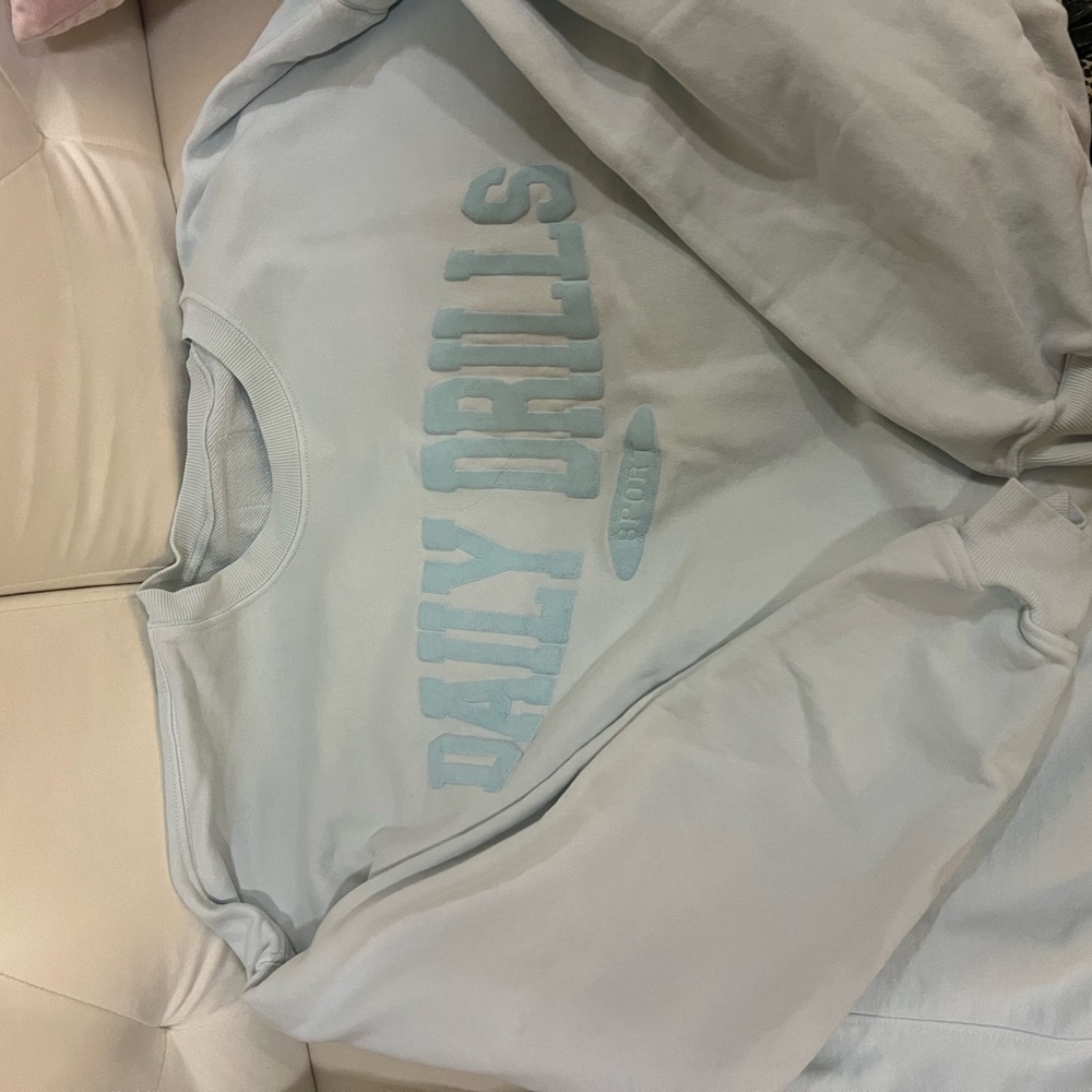 Daily Drills Soft Blue Sweatshirt